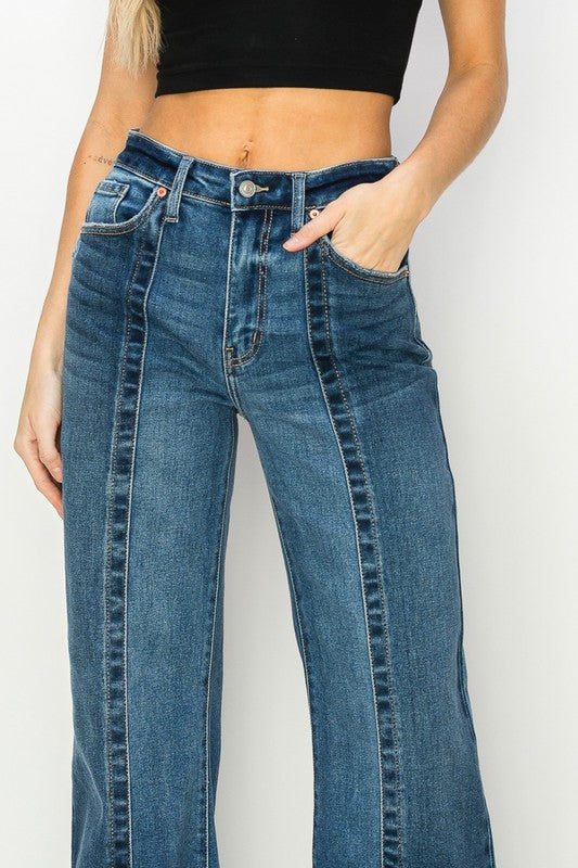 High-Rise Relaxed Flare Jeans