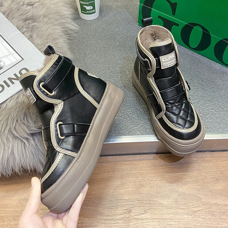 Thick-soled High-top Warm Snow Boots