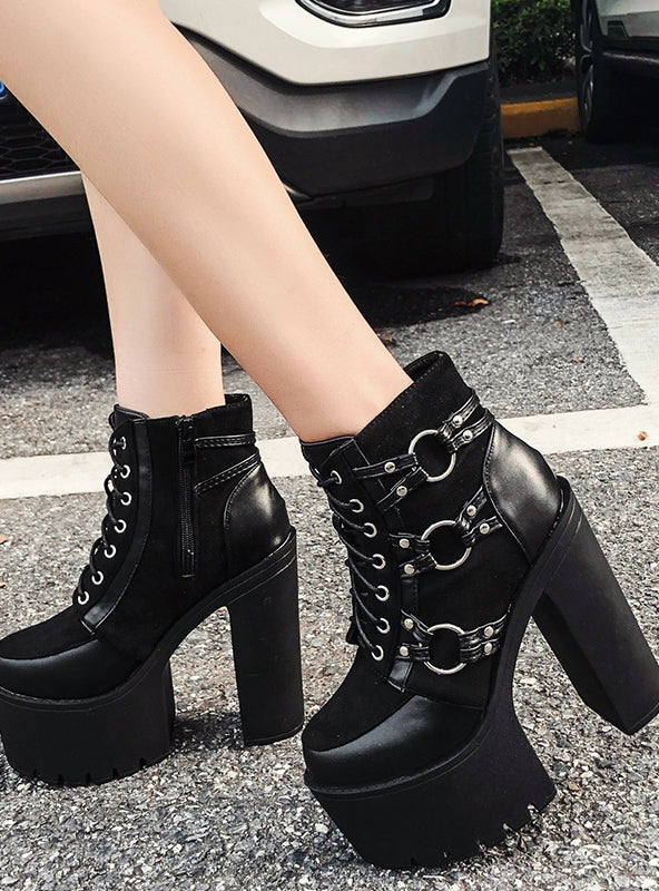 Thick-heeled Thick-soled Nightclub Ultra-high Boots