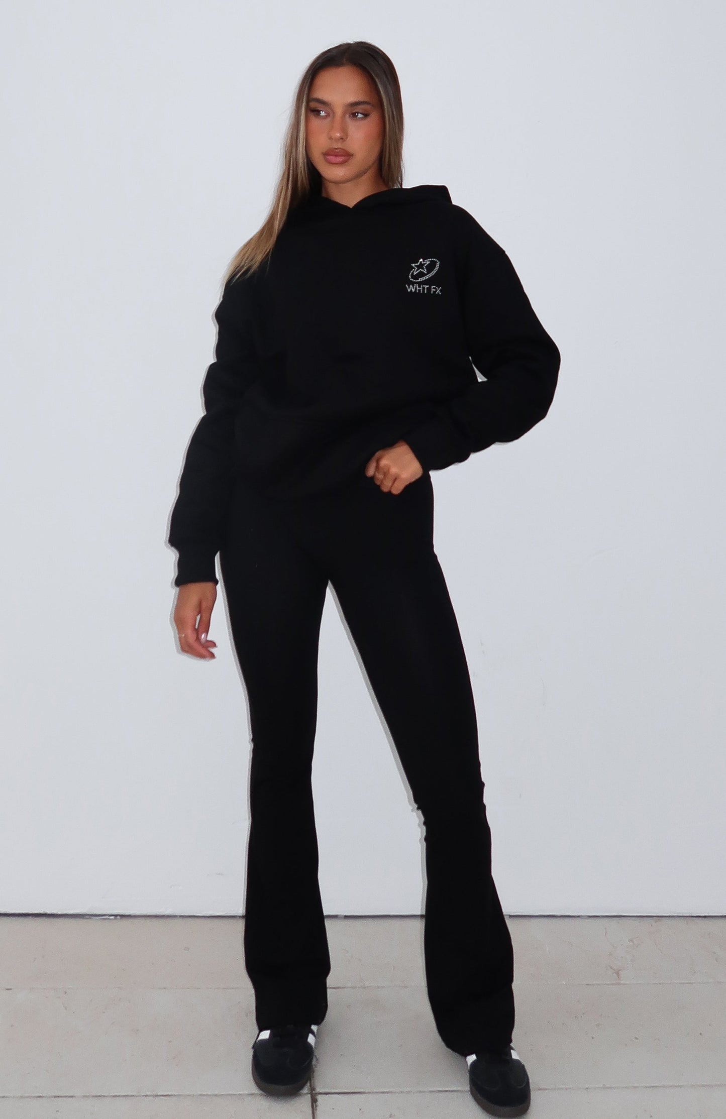 Always Shining Flare Pants Black