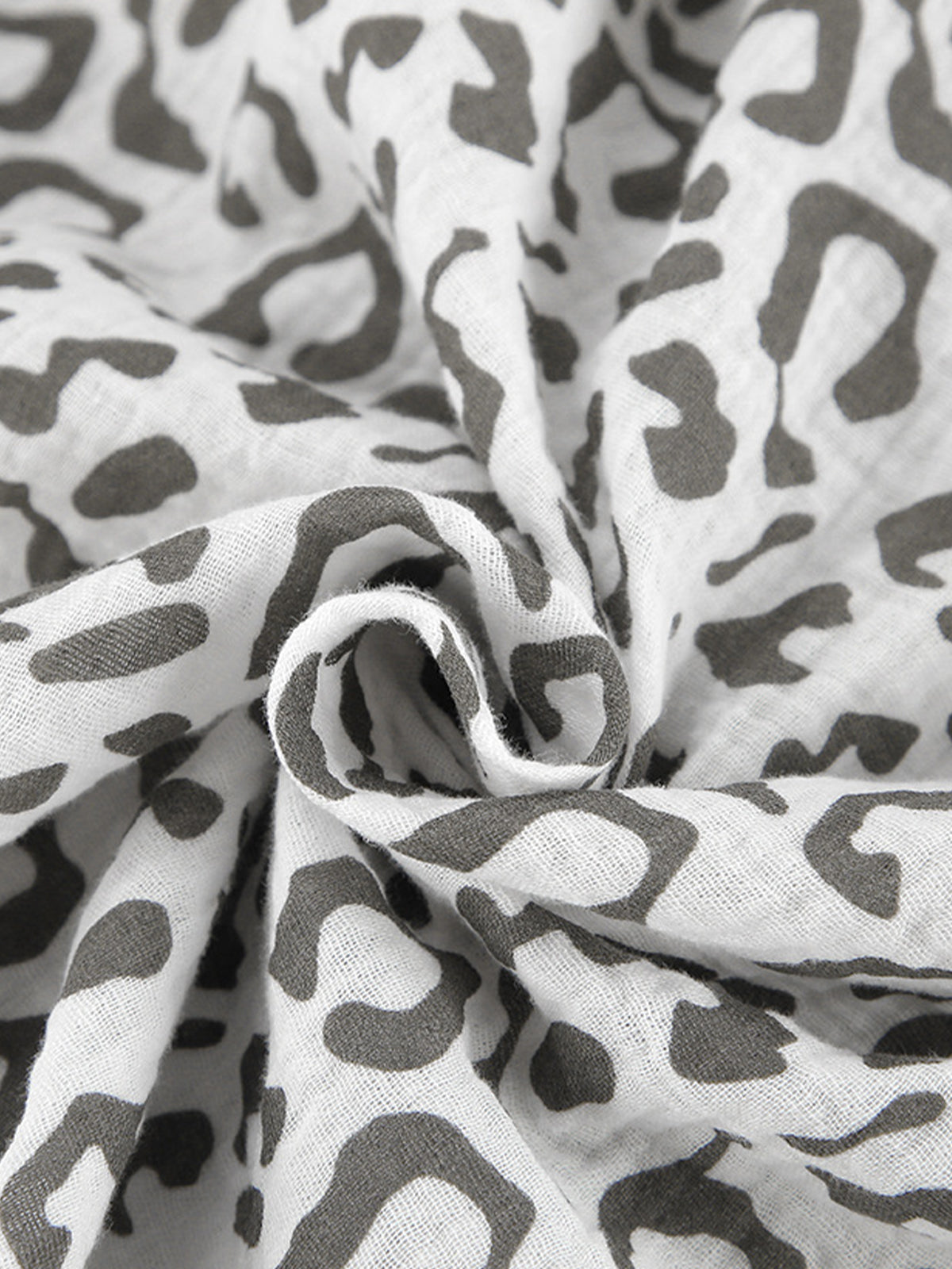 Leopard Printed High-Waist Pants Set