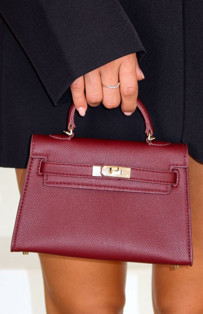 Hope Top Handle Bag Plum