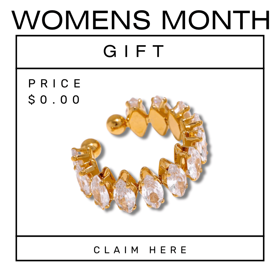 Diamond with Gold-Plated Ring