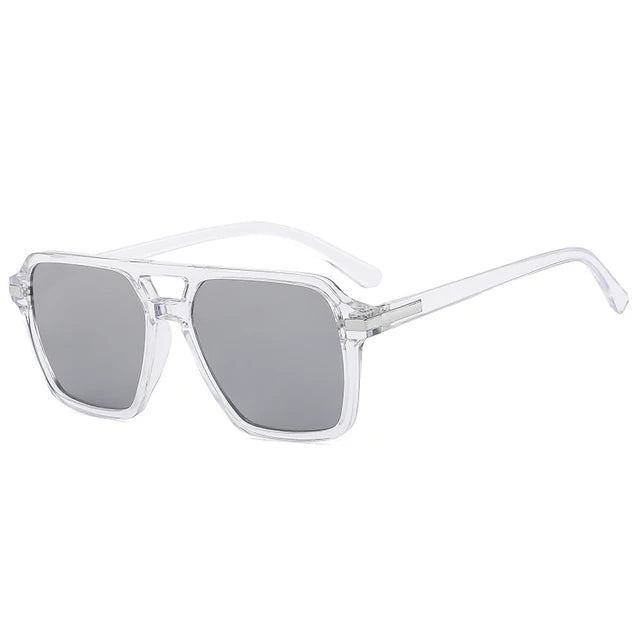 Double Bridge Square Sunglasses