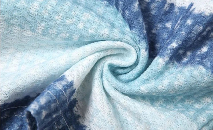 Three-Piece Ruffles Irregular Tassel Skirt Set