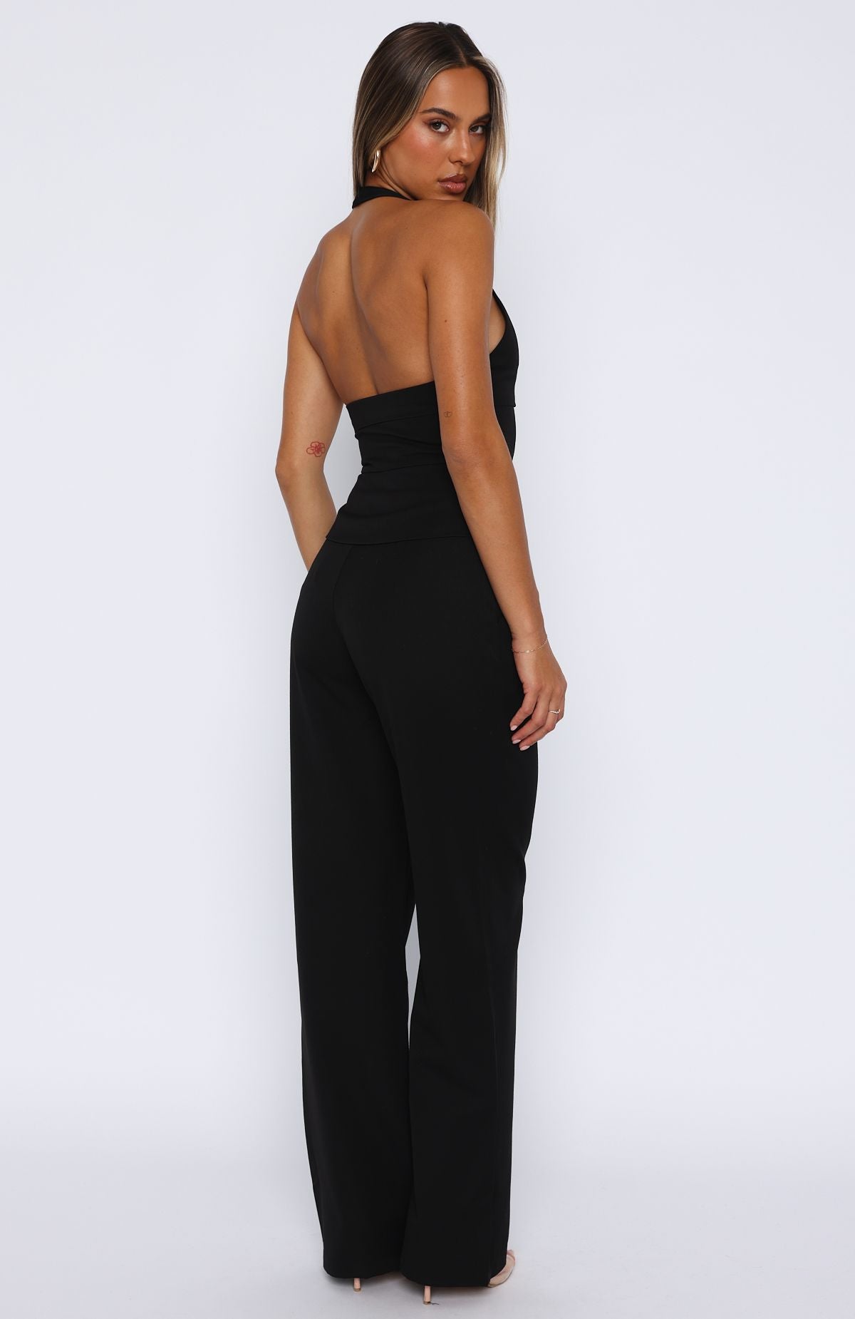 Only Acting Pants Black