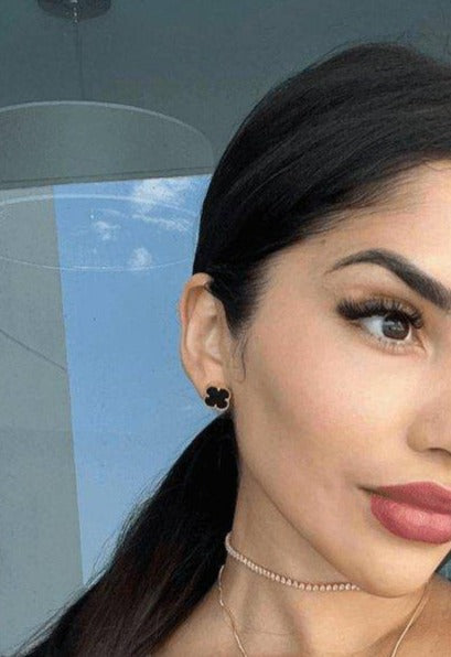 Gold Clover Earrings