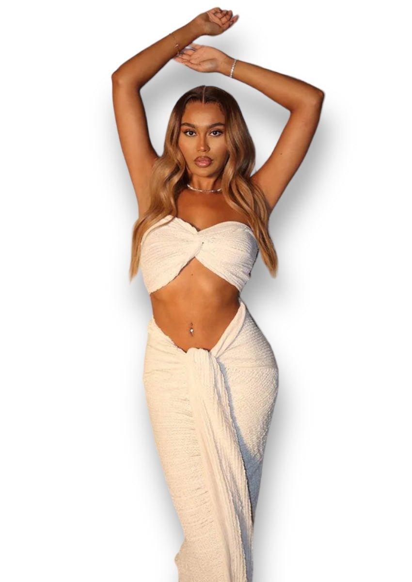 Midnight Strapless 2 Piece Set