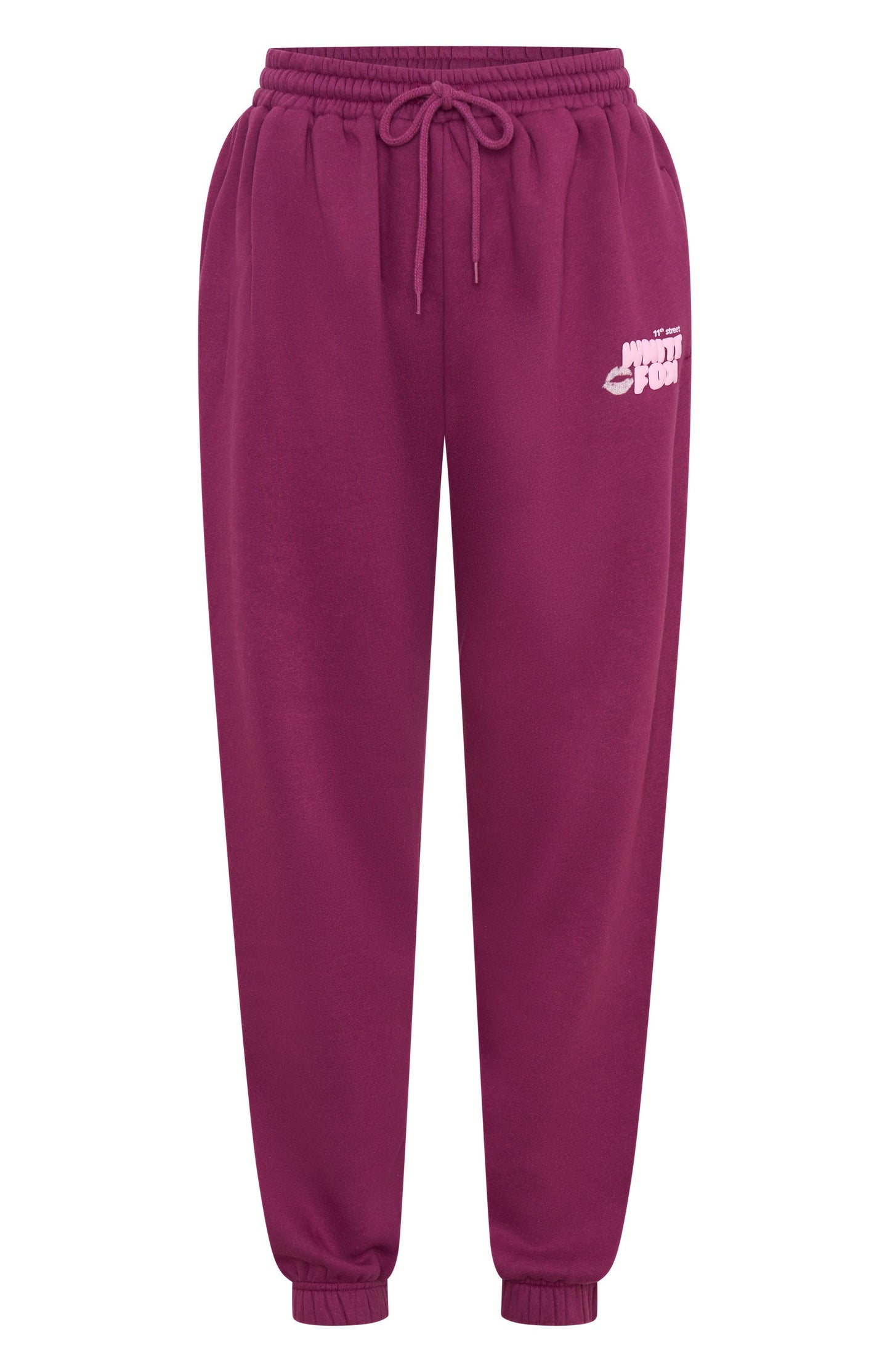 11th Street Sweet Kisses Sweatpants Very Berry