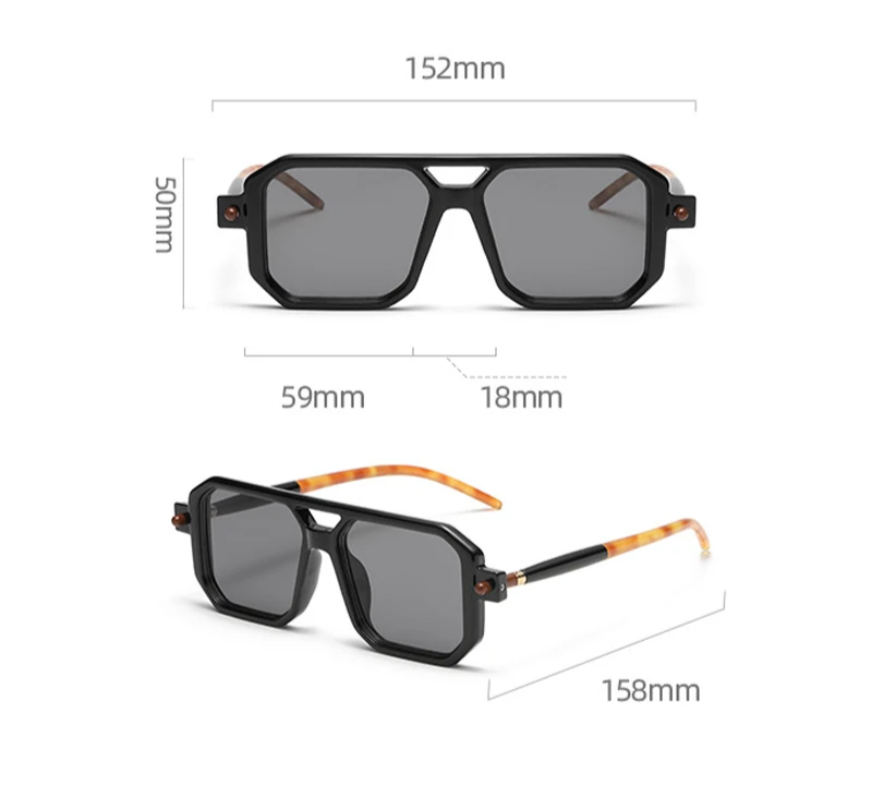 Square Grandpa Sunglasses