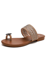 Bohemian Seaside Roman Slipper