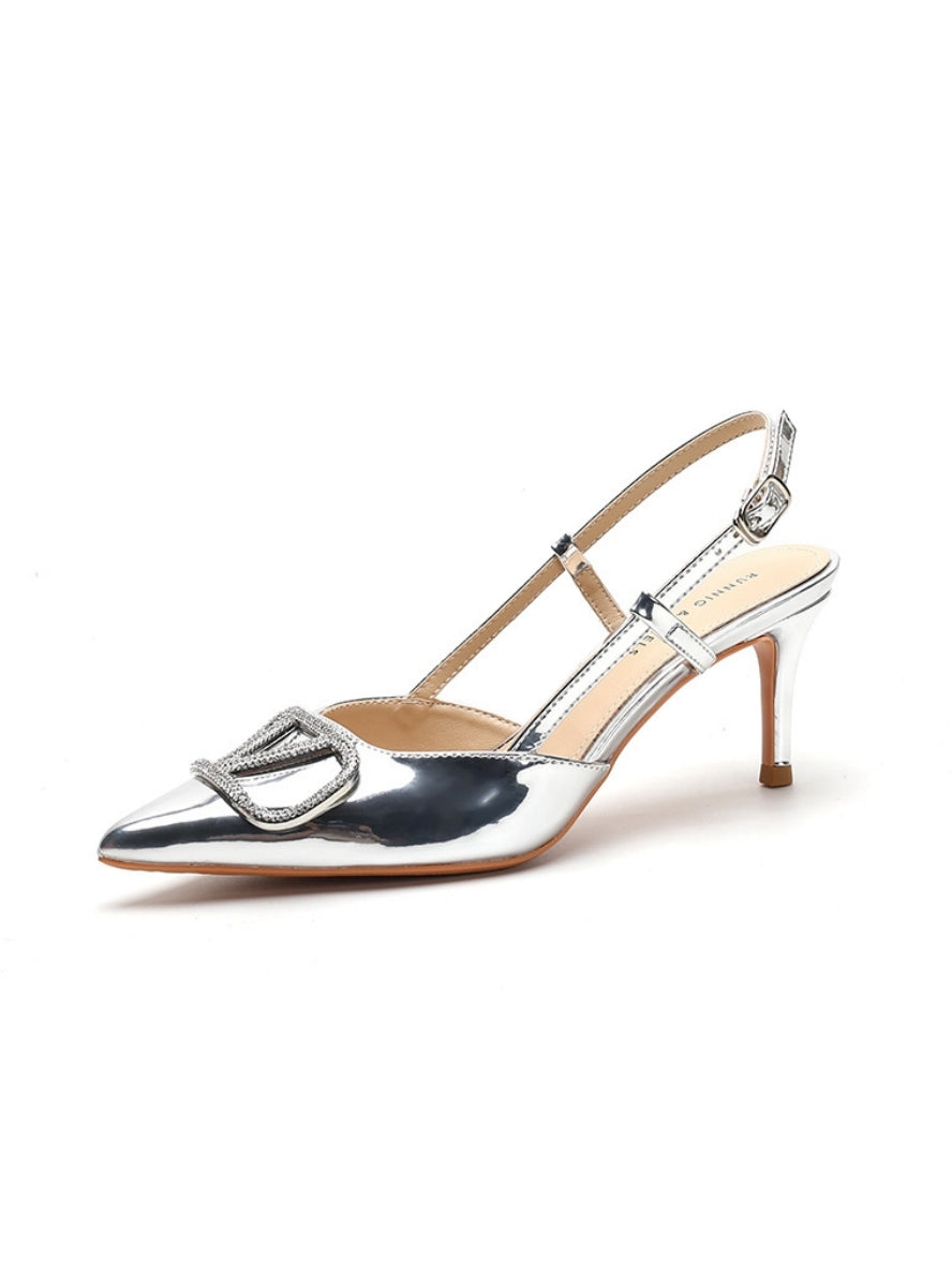 Pointed Stiletto Heels Sandals