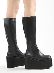 Sponge Cake Thick-soled Wedge Heel Boots High Boots