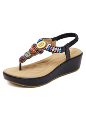 National Wind Beach Beaded Sandals