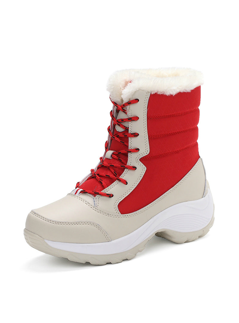 Ankle Boots Warm Fur Winter Shoes Snow Boots