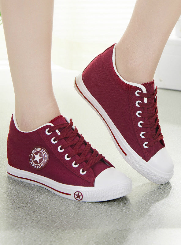 Women Wedges Sneakers Summer Basket Female