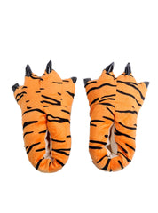 Animal Unisex Tiger Paw Slippers Winter Warm Christmas