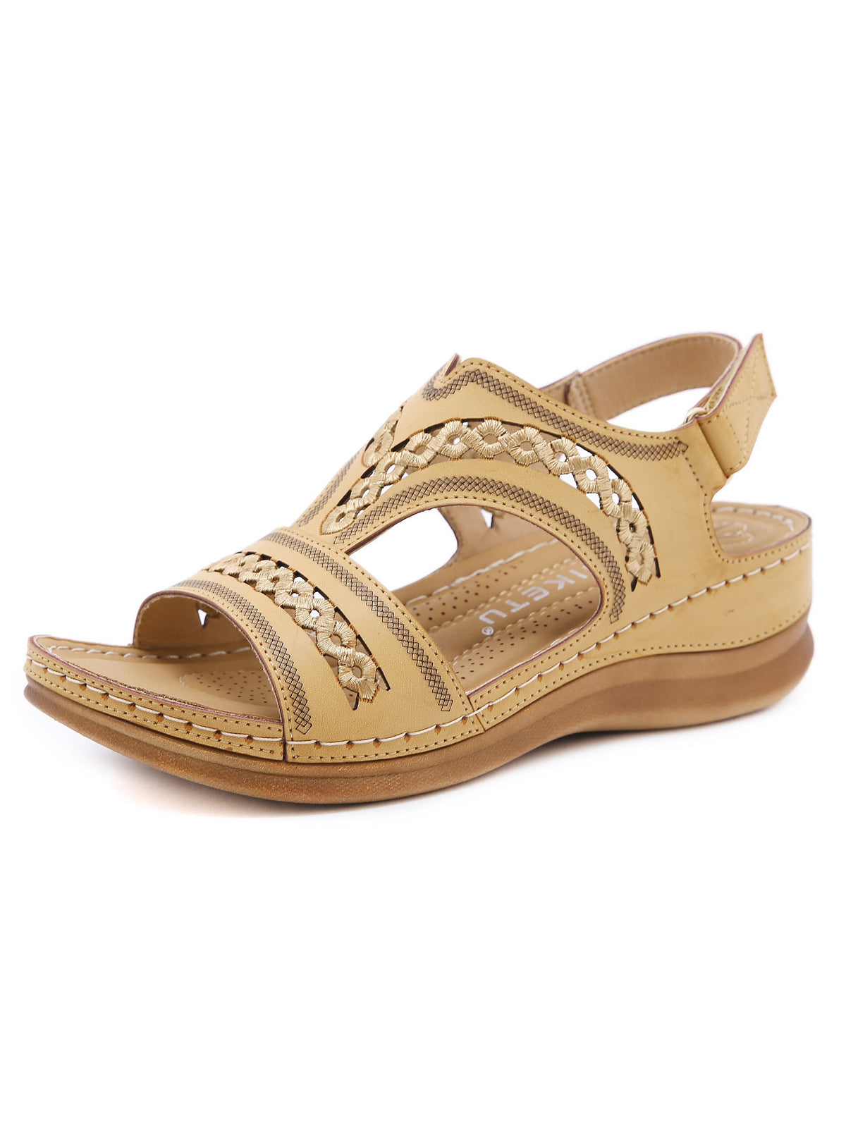 Round-head Anti-landslide Hollow Sandals