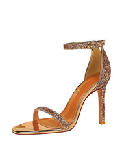 Thin Ultra-high Shining Sequins Sandals