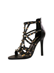 Metal Rivet Sandals Gladiator Sandals