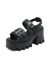 Thick Heels Bottom Muffins Sandals