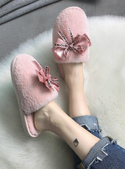 Women Home Slippers Winter Warm Shoes