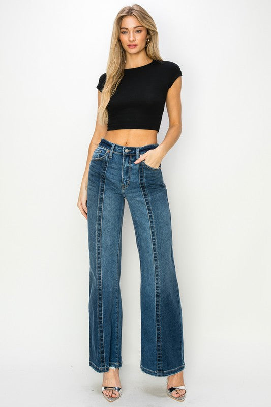 High-Rise Relaxed Flare Jeans