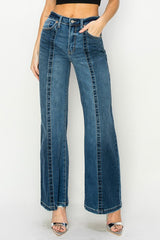 High-Rise Relaxed Flare Jeans