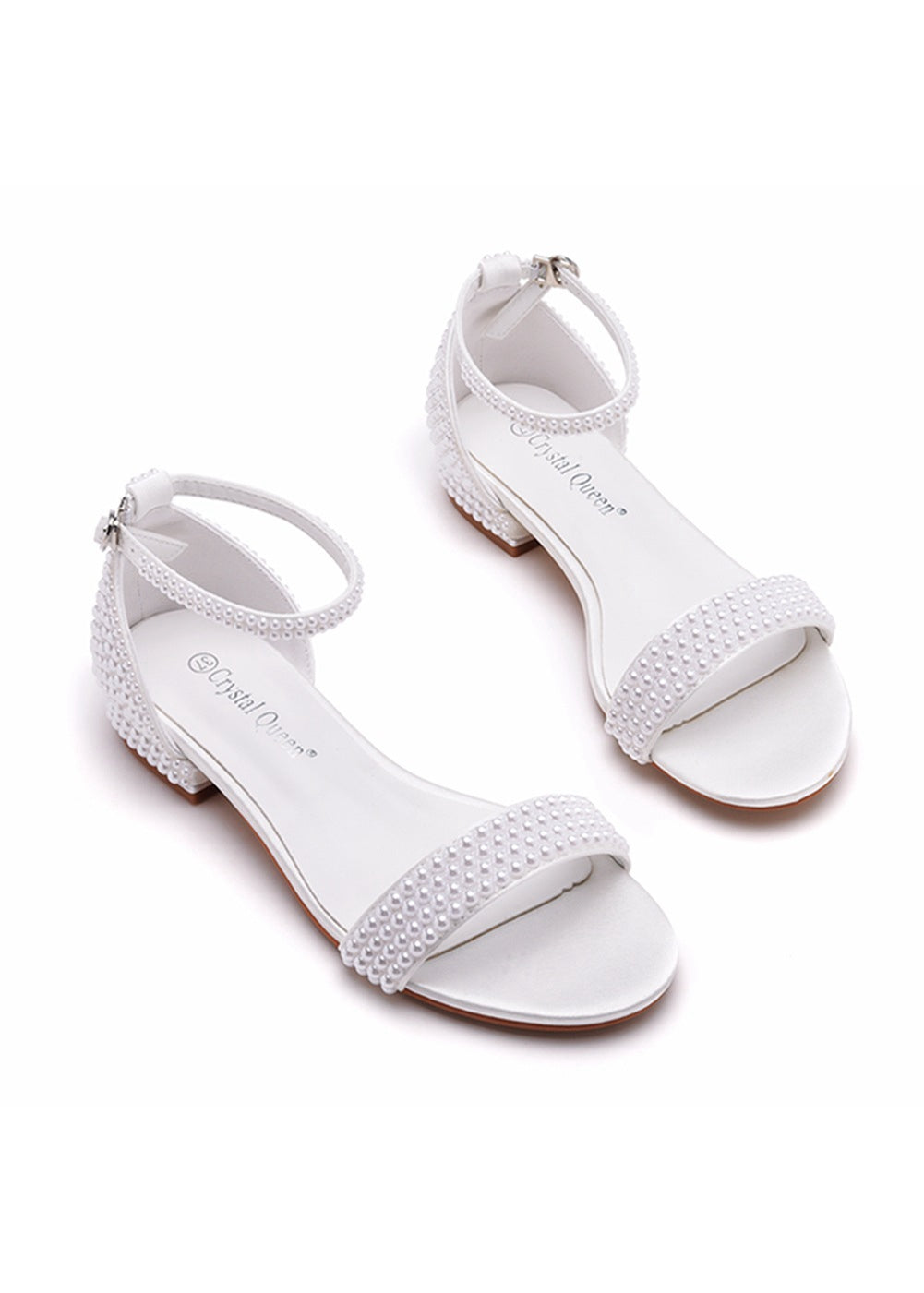 2 cm Buckle Bridal Pearl Sandals