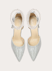 Pointed Pearl High Heels