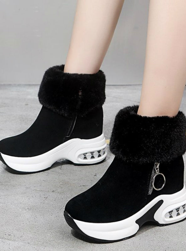 Women Ankle Boot Warm Plush Winter Shoes