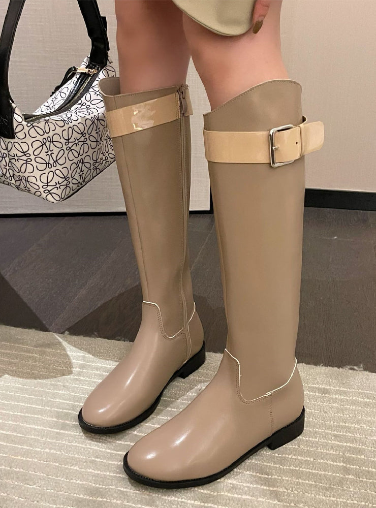 Women's Winter Buckles High Boots