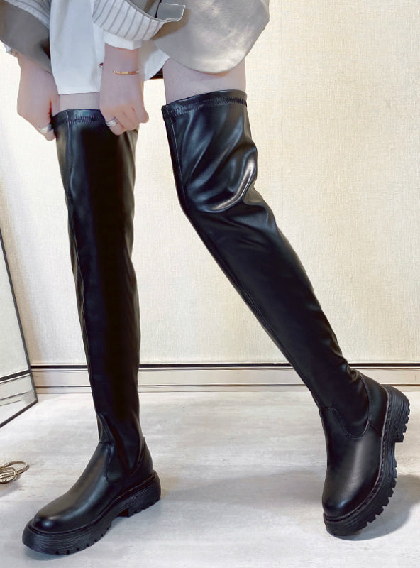 Women shoes Platform Thigh High Boots