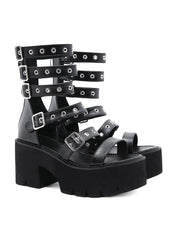 Heightened Platform Heel Sandals