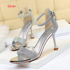 Rhinestones Hhigh Heels Sandals