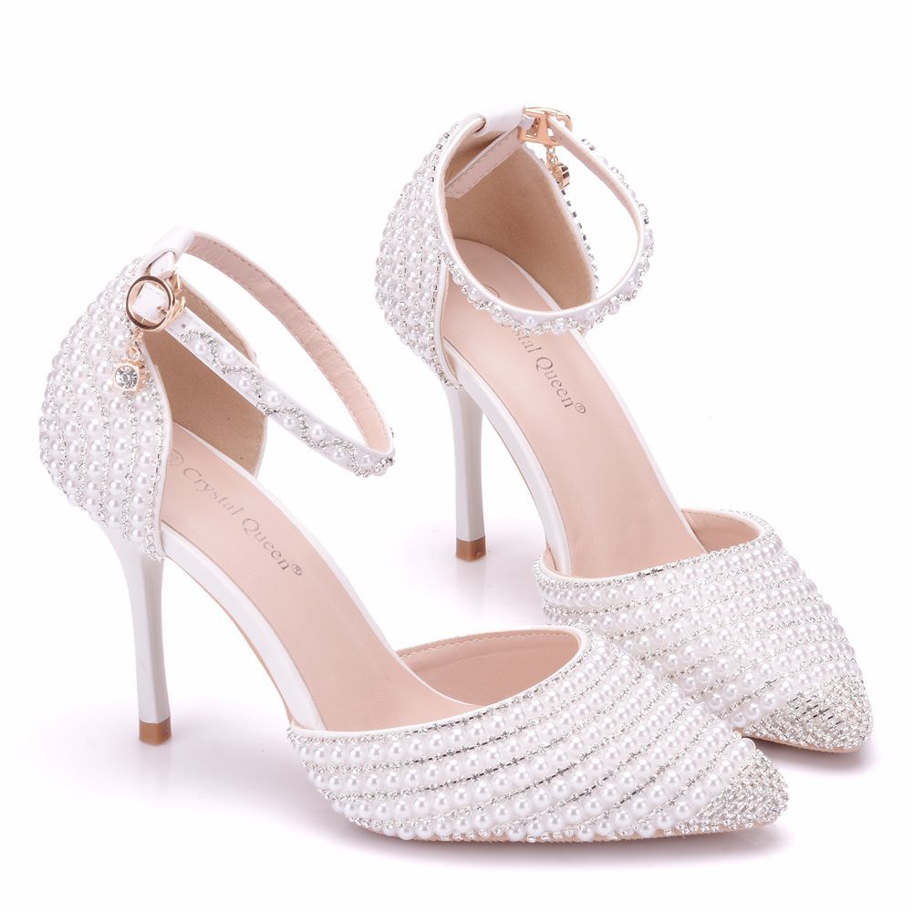 Wristband High Heel Stiletto Pointed Sandals