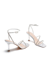 Diamond Square Head High Heels