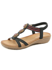 Retro Bohemian Comfortable Soft Elastic Sandals