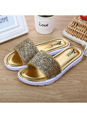 Casual Sandals Slipper Sequins Beach Flat