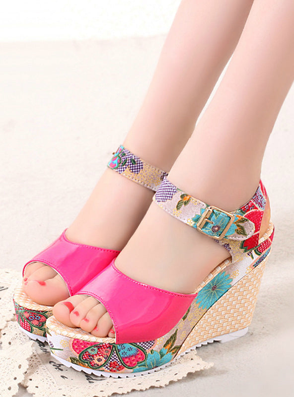 Women Sandals Summer Platform Wedges Casual Shoes