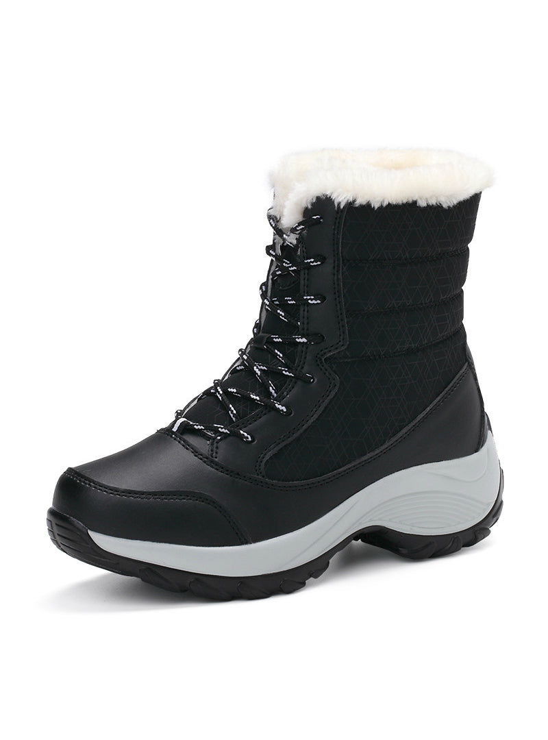 Ankle Boots Warm Fur Winter Shoes Snow Boots