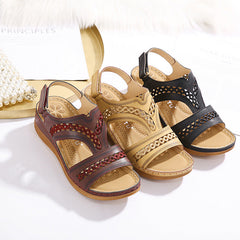 Round-head Anti-landslide Hollow Sandals