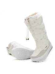 Winter Boots High Women Snow Boots Plush Warm Shoes