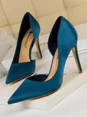 Shallow Mouth Pointed High Heels