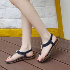 Metal Rhinestone National Style Sandals