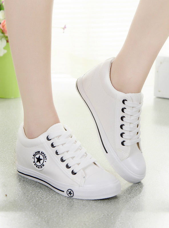 Women Wedges Sneakers Summer Basket Female