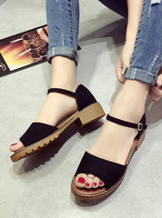 Women Sandals Sweet Flats Comfortable Beach Sandals