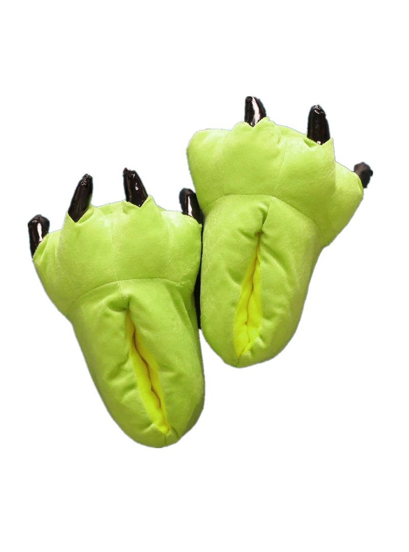 Animal Unisex Paw Slippers Winter Warm Soft Claw Slippers