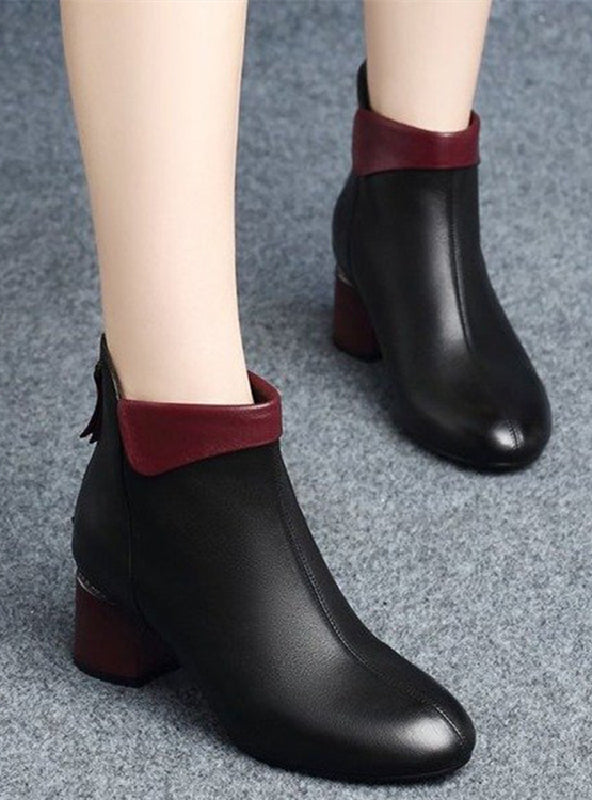 Vintage Women Single Cotton Boots
