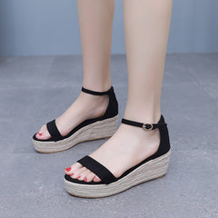 6 cm Thick-soled Bohemian Sandals